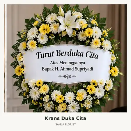 Krans Bunga Duka Gayungan